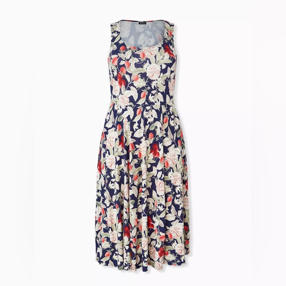 Torrid - Strawberry Floral Dress